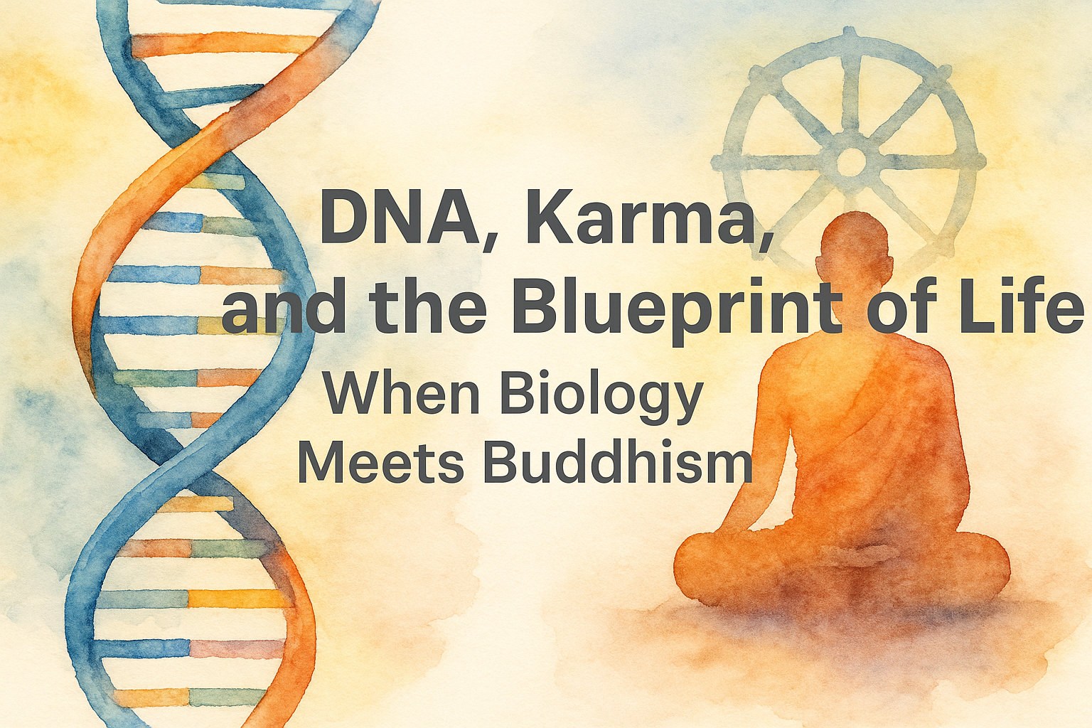 DNA, Karma, and the Blueprint of Life: When Biology Meets Buddhism