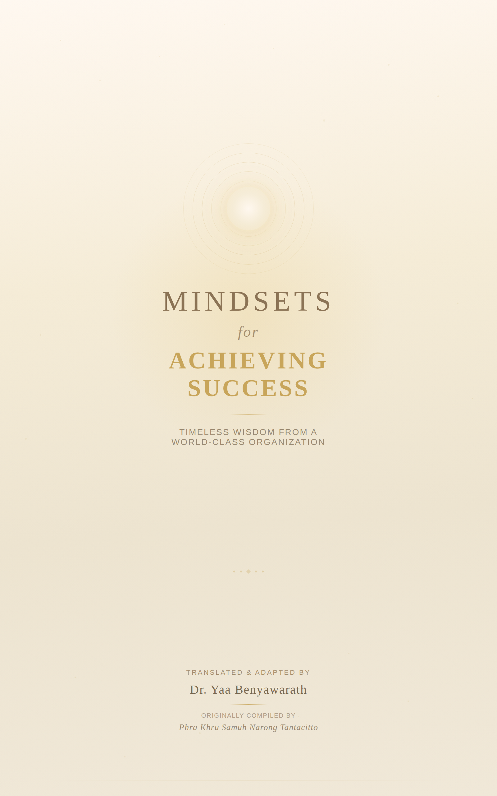 Mindsets for Achieving Success cover