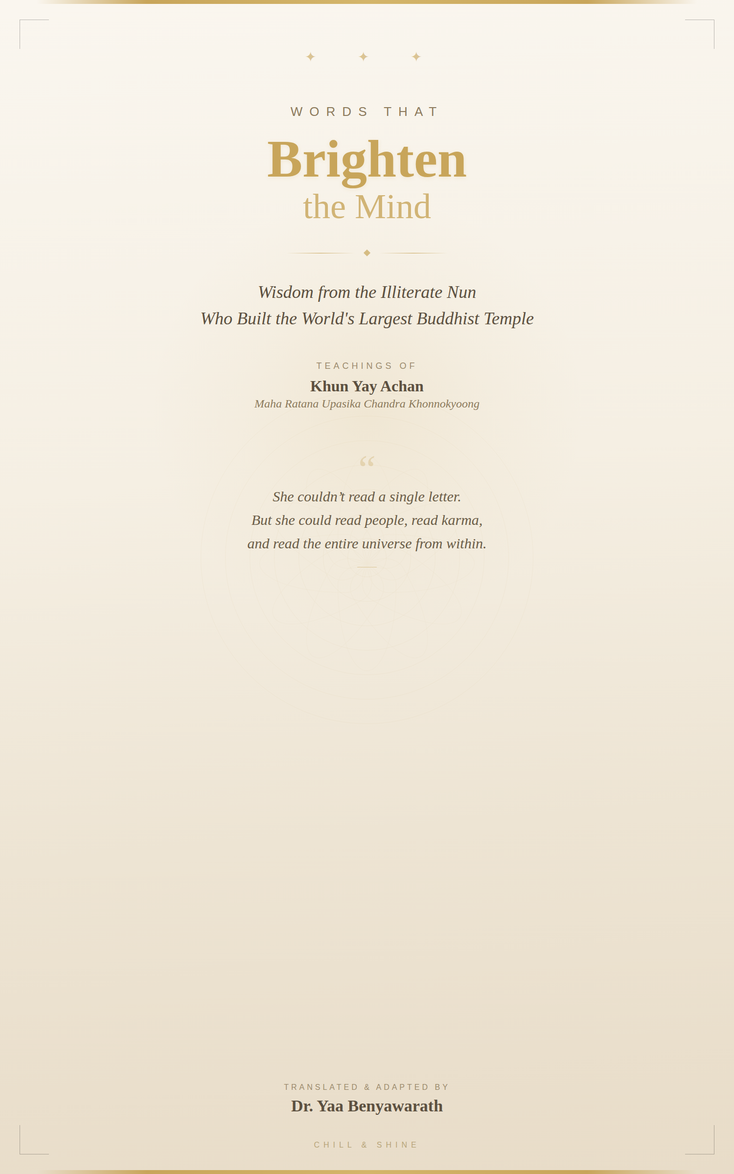 WORDS THAT Brighten the Mind cover