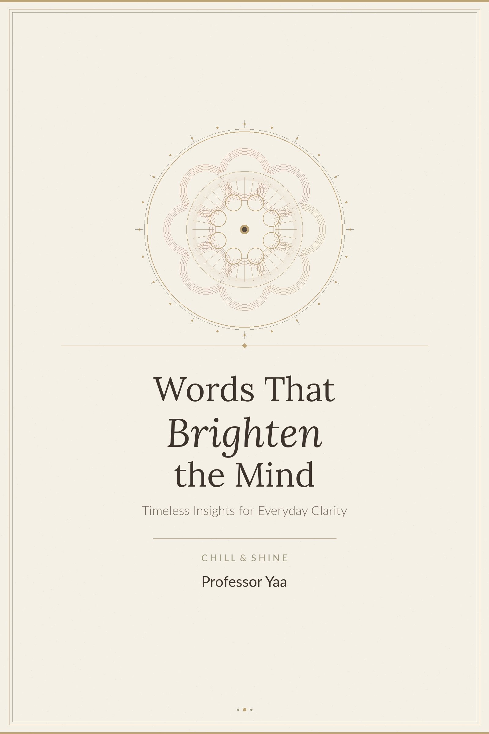 Words That Brighten the Mind cover